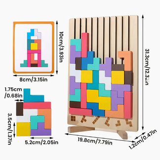 Kiwara™ – Puzzle Éducatif en Bois | Inspiré de la Méthode Montessori