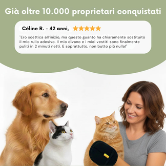 Minoa™ – Guanto Anti-Peli Riutilizzabile & Ecologico