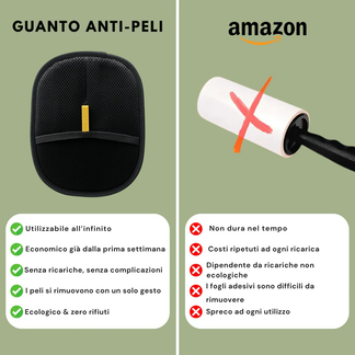 Minoa™ – Guanto Anti-Peli Riutilizzabile & Ecologico